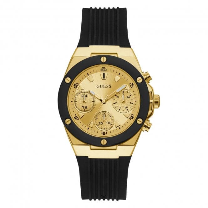 Guess Watches Ladies Sport Stainless Steel Champagne Watch Gw0030l2