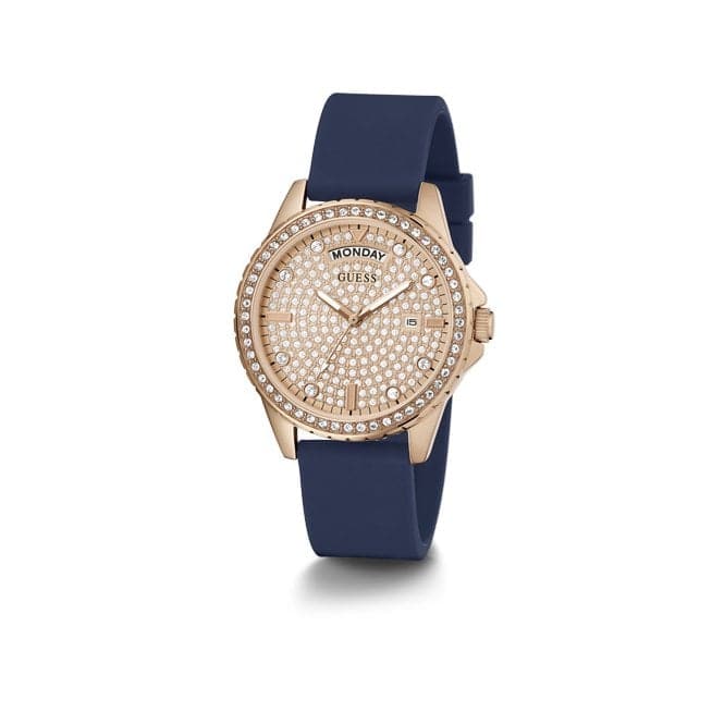 Guess Watches Lady Comet Ladies Dress Rose Gold Stainless Steel Watch Gw0358l1