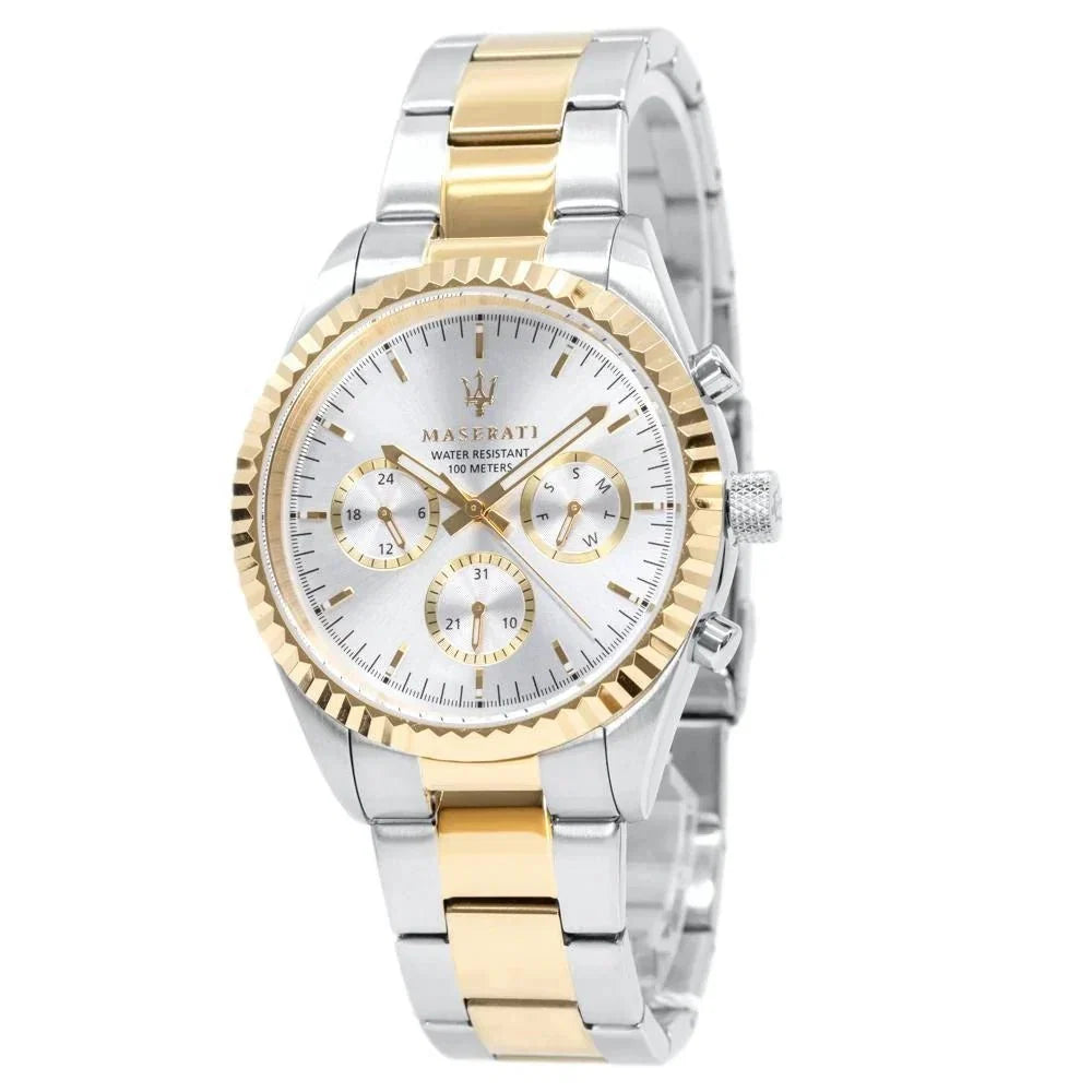 Maserati R8853100021 Competizione Chrono Mens Two Tone Watch