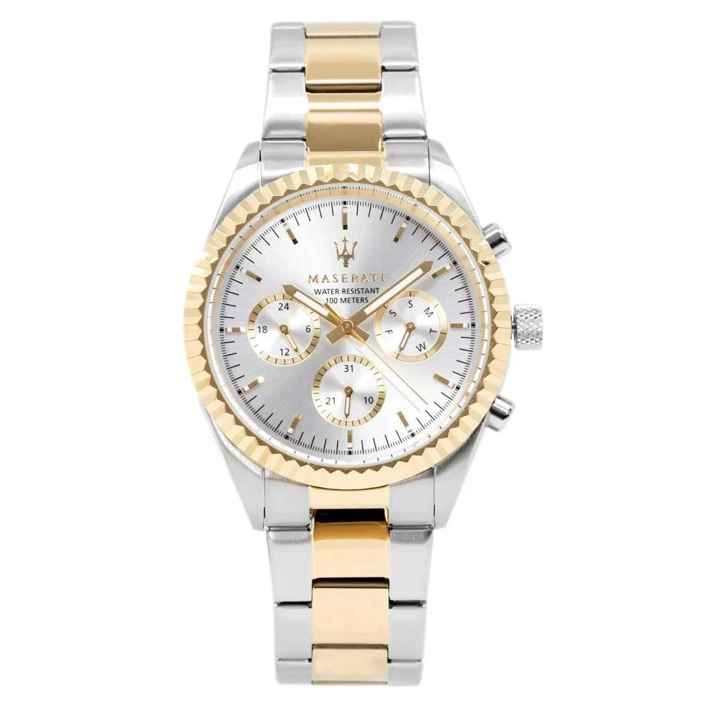 Maserati R8853100021 Competizione Chrono Mens Two Tone Watch