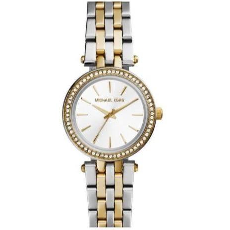 Michael Kors Mk3323 Ladies Mini Darci Two Tone Crystal Watch