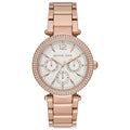 Michael Kors Mk5781 Ladies Parker Rose Gold White Stainless Watch