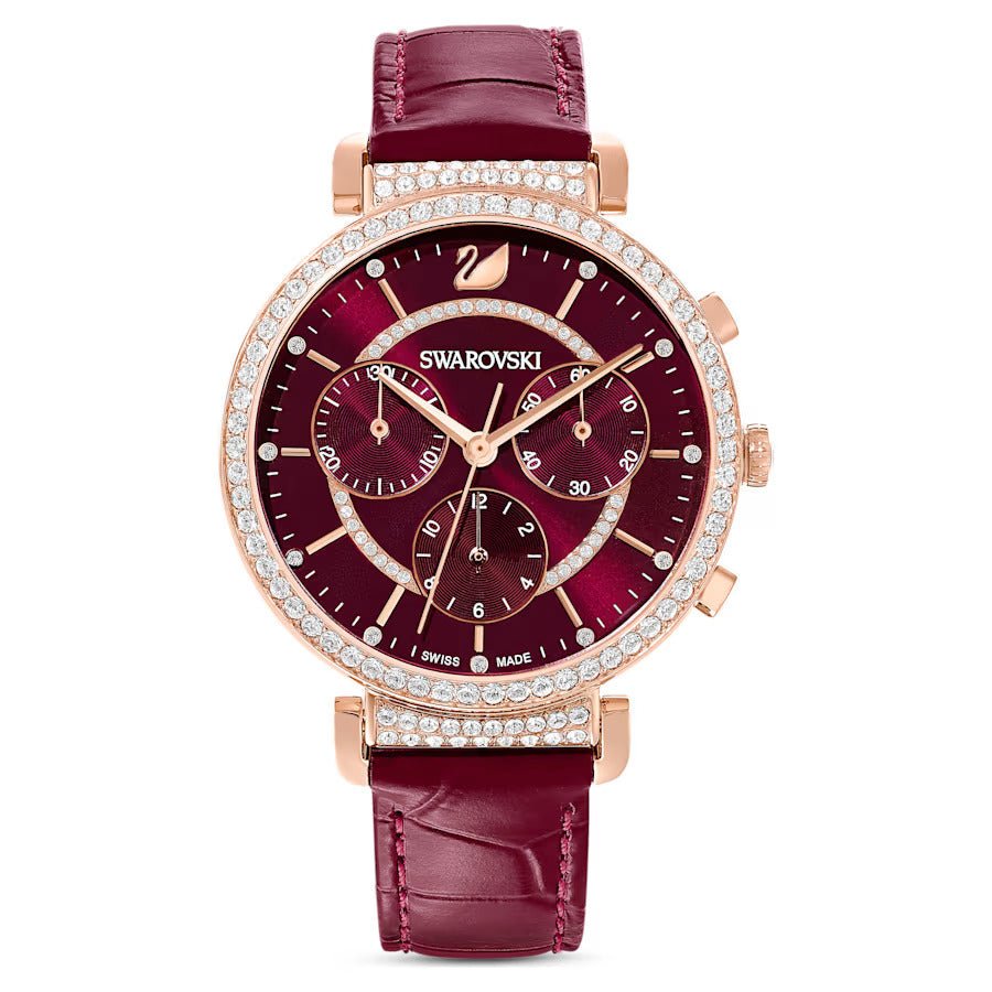 Swarovski Watch Passage Chrono Red 5547642