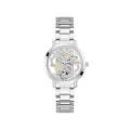 Guess Watches Quattro Clear Ladies Trend Silver Stainless Steel Watch Gw0300l1