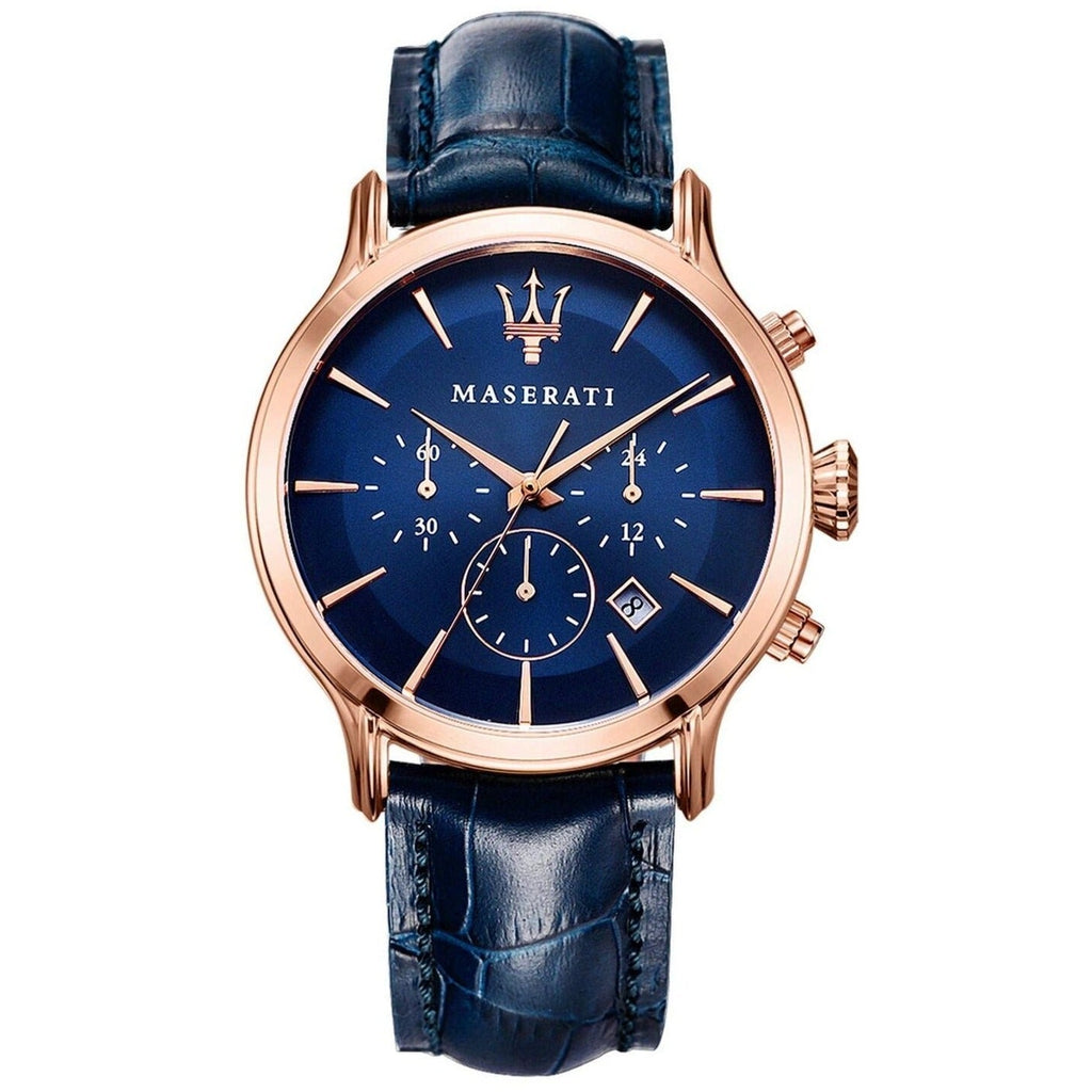 Maserati R8871618007 Epoca Chrono Mens Blue Watch