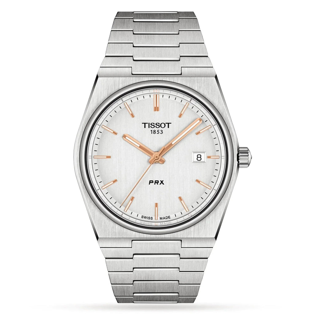 Tissot Mens Watch Prx Rose Gold T1374101103100