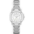 Burberry The Britain Silver Dial Silver Steel Strap Watch For Women Bby1703